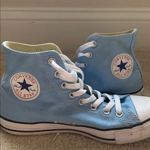 Baby blue converse